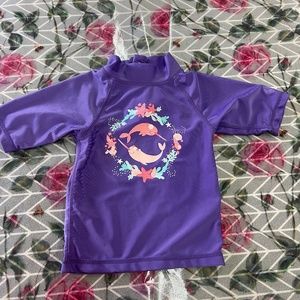 UVSkinz Beach Sun Protection Shade Size 2T Girls Rash Guard Swim Shirt